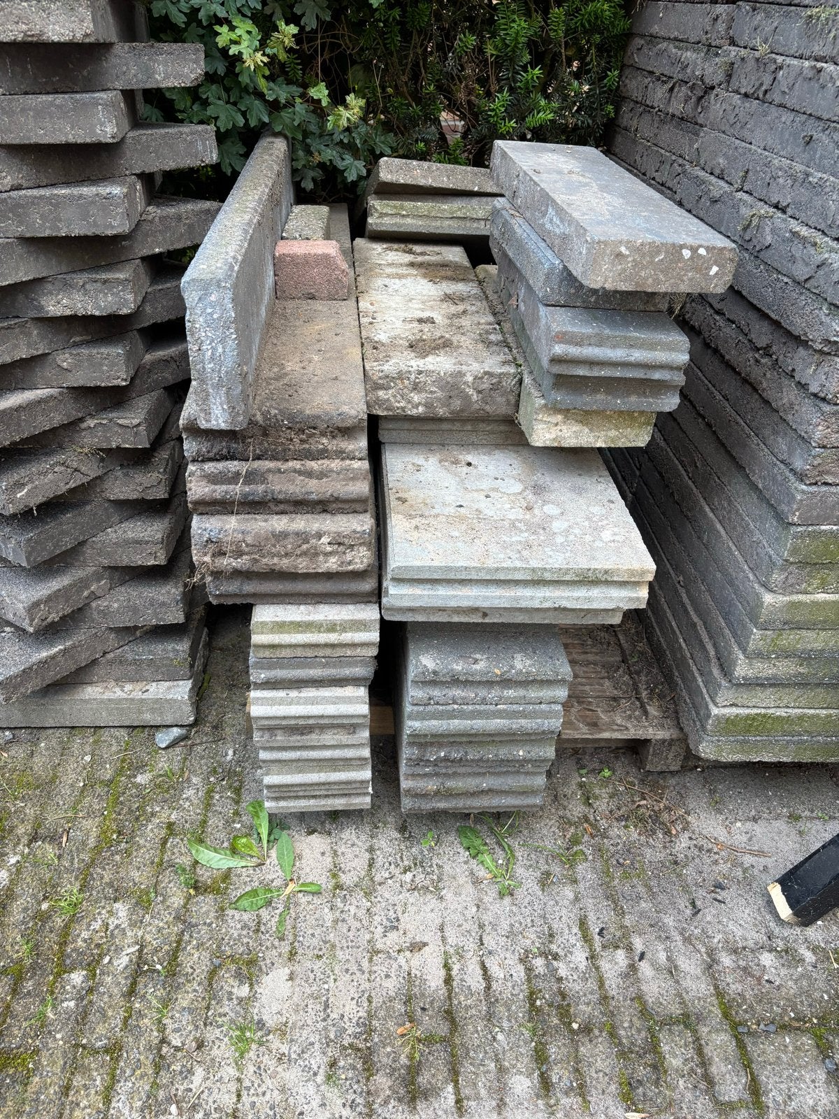 Gebruikte opsluitbanden, Ophalen, Gebruikt, Overige typen, 10 m² of meer