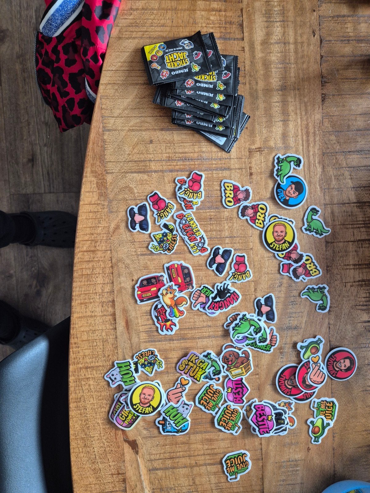 Jumbo Sticker Jacht stickers - veel dubbel, Verzamelen, Ophalen, Gebruikt, Winkel of Supermarkt