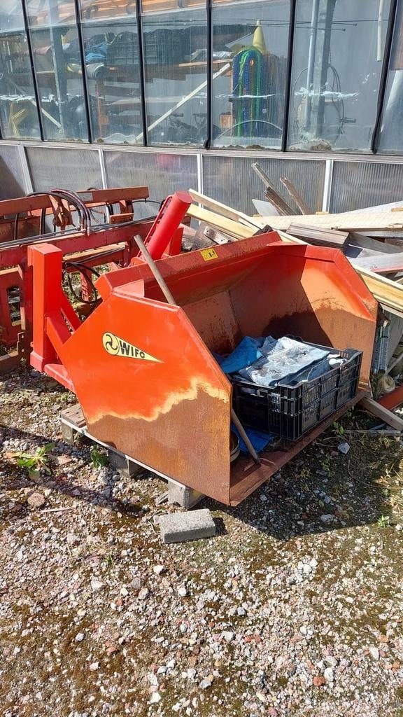 Wifo hydraulische grondschepbak voor heftruck, Ophalen, Gebruikt