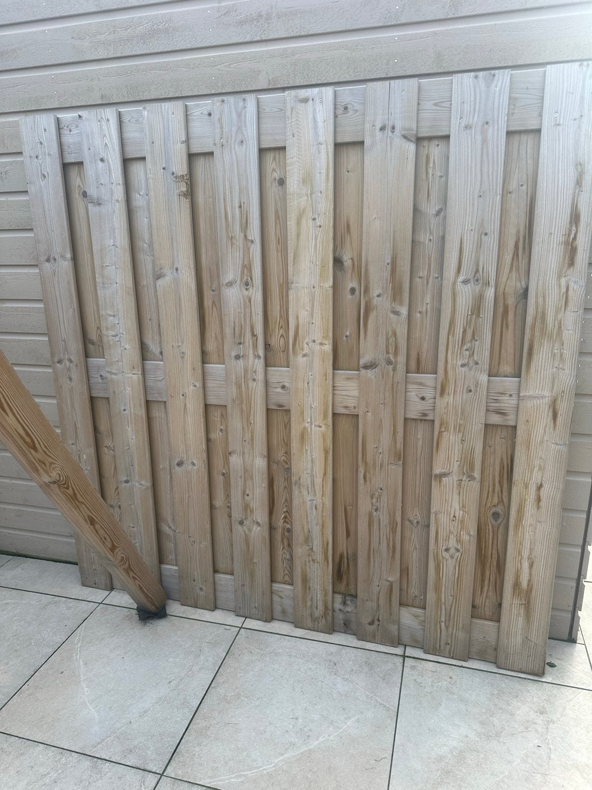 Grenenhouten schuttingpaneel 180x180, Ophalen, Minder dan 3 meter, Hout, 1 tot 2 meter