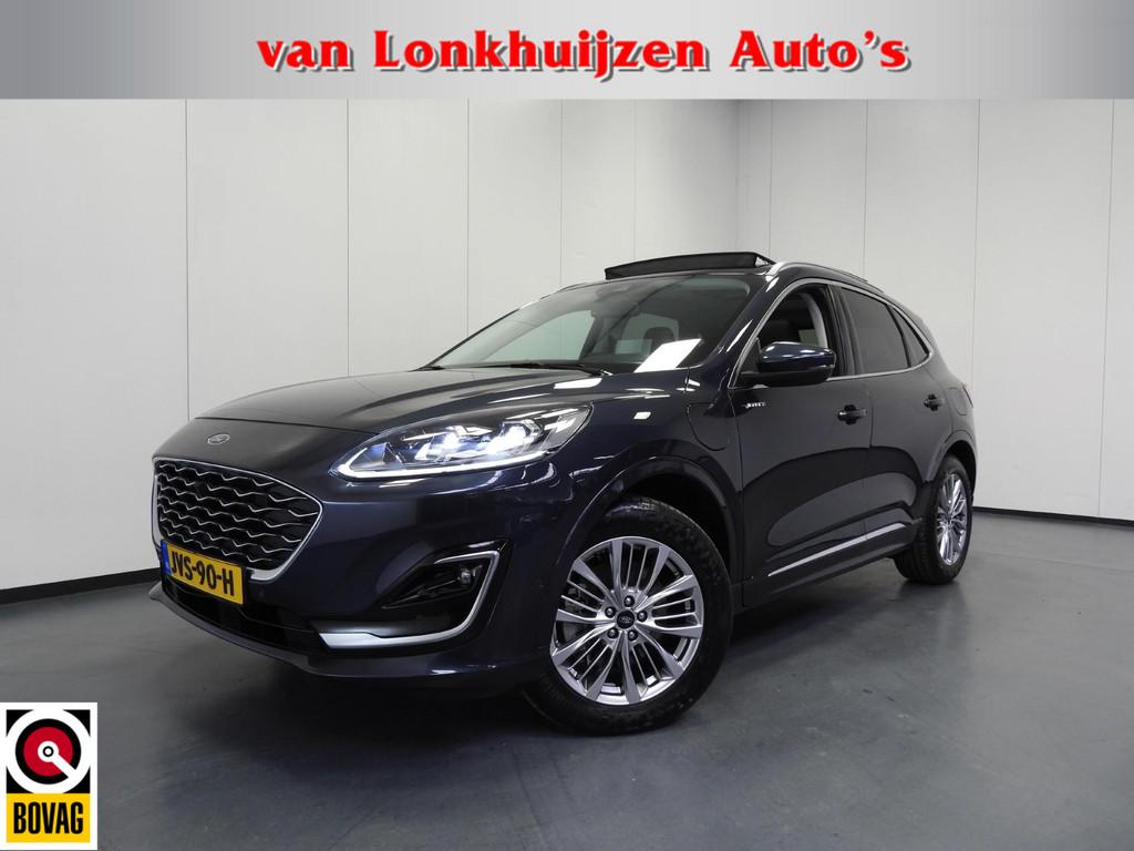 Ford Kuga 2.5 PHEV Plug-In Vignale SCHUIFDAK/NAVI/LEER/LED/B, 14 kWh, Gebruikt, Euro 6, 4 cilinders