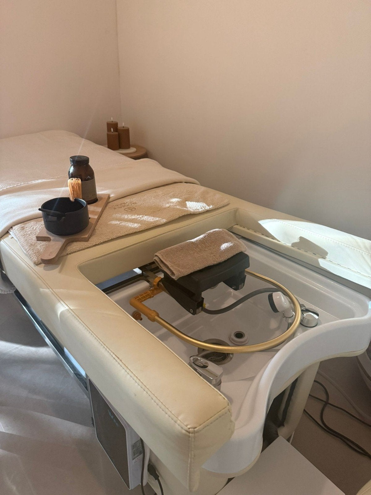Japanse headspa bank, Ophalen, Zo goed als nieuw, Hand- en Voetverzorging