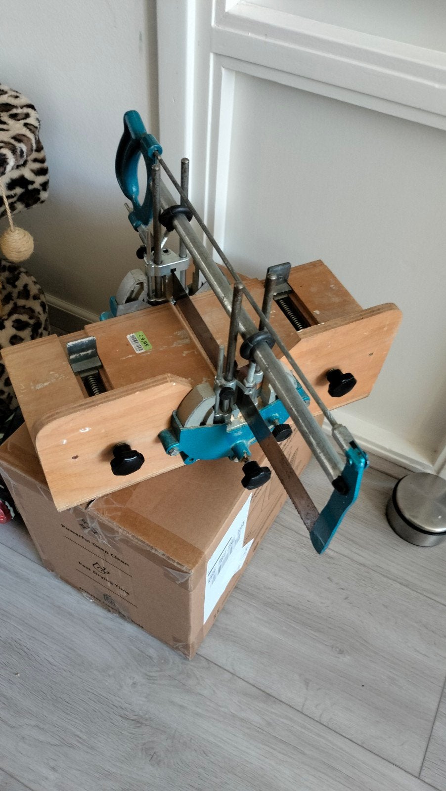 Kapzaag met verstekbak - Handzaag voor nauwkeurig zagen, Ophalen, Gebruikt, Zaag, Overige merken