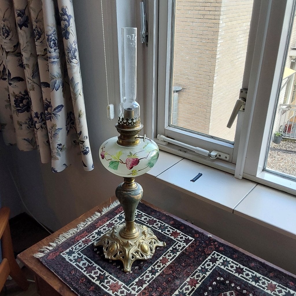 Olielamp staand, Antiek en Kunst, Ophalen