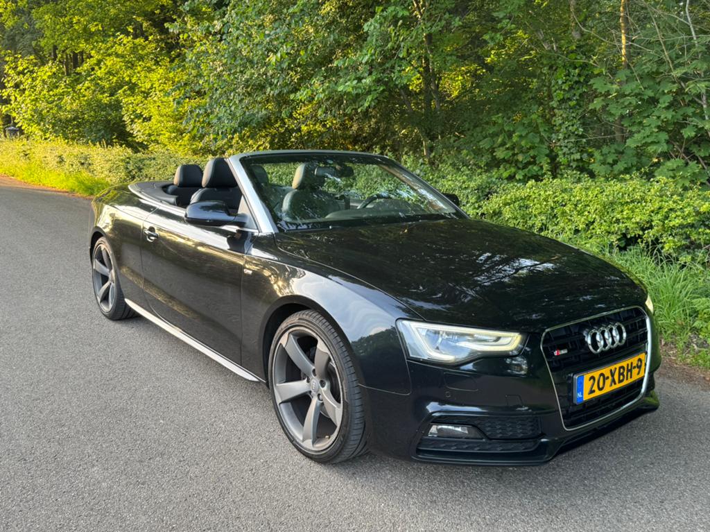 Nette Audi A5 1.8 Tfsi 125KW Cabriolet CVT 2012 Zwart SLine, Auto's, Audi, Automaat, Achterwielaandrijving, Zwart, 4 cilinders