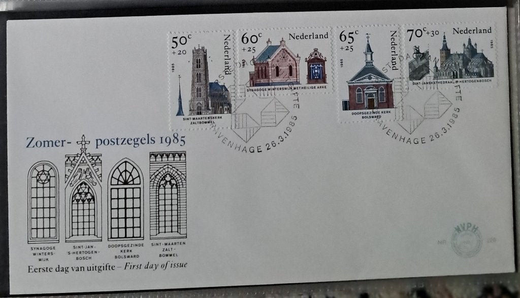 Envelop - 226.1985.Zomerzegels, Ophalen of Verzenden, Onbeschreven, Nederland