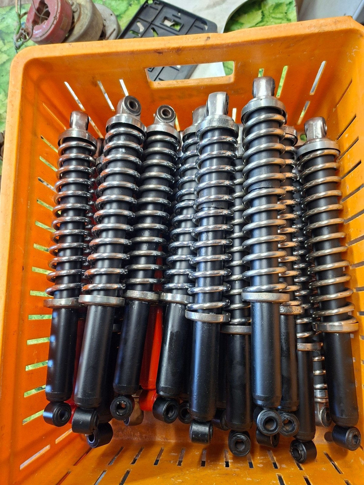 ORIGINELE SCHOKBREKERS 36,5CM BIEDEN PER SETJE., Ophalen of Verzenden, Gebruikt, Frame