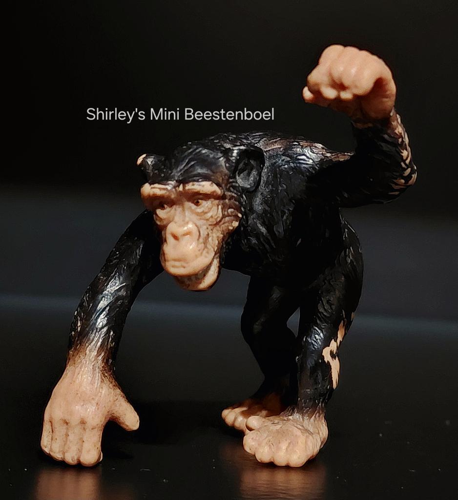 schleich chimpansee, Ophalen of Verzenden, Gebruikt, Wild dier, Beeldje of Figuurtje