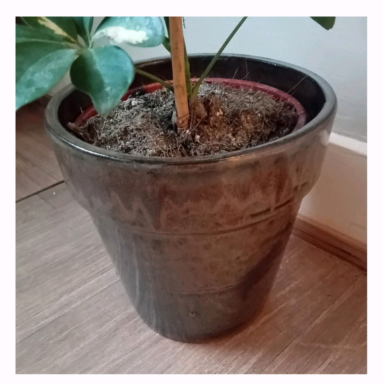 Bloempot keramiek diameter 18cm, Tuin en Terras, Bloempotten, Ophalen, Rond, Aardewerk, Binnen