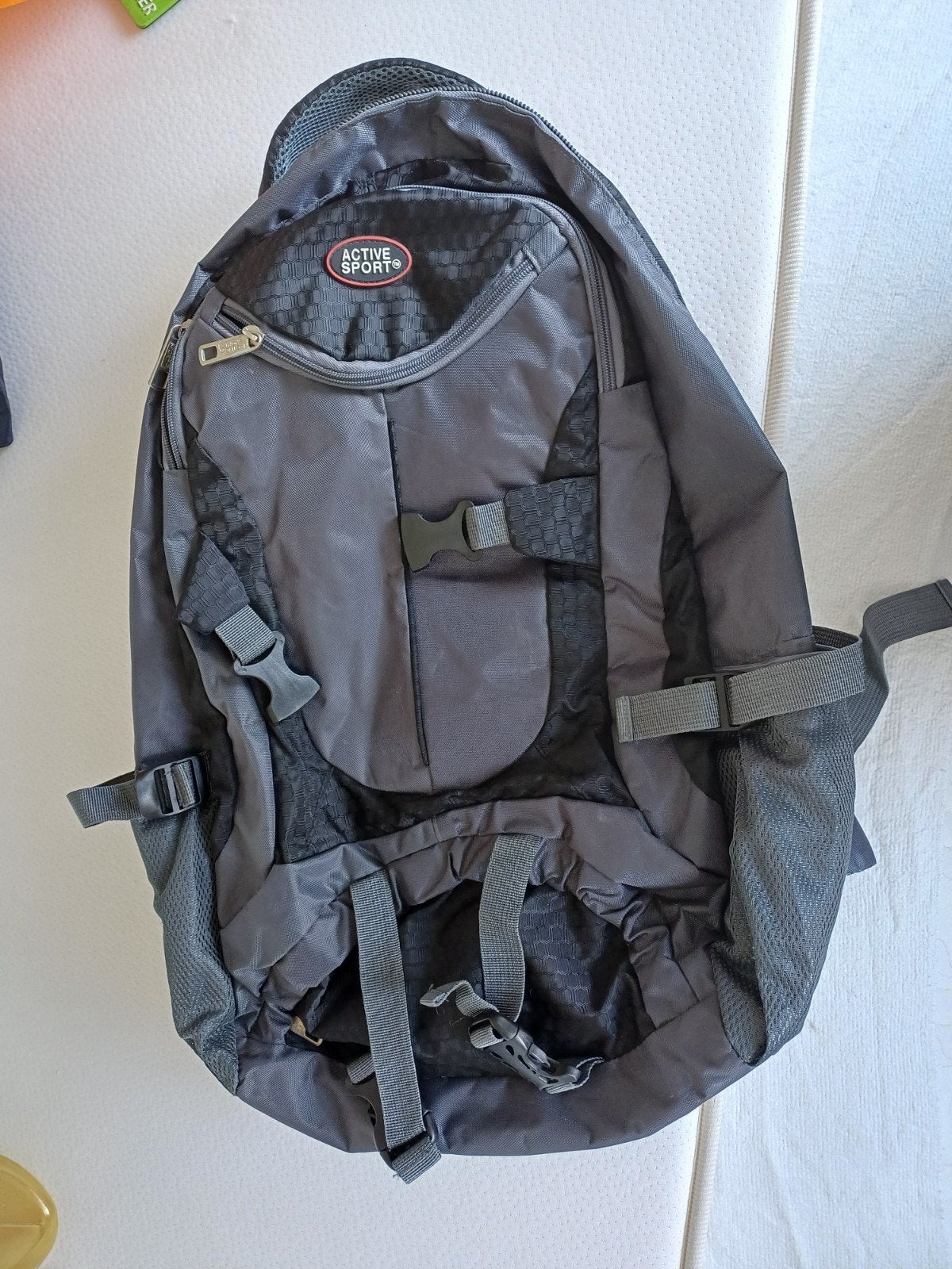 Grijze Active Sports Rugzak groot formaat, 25 tot 40 cm, Ophalen of Verzenden, Zo goed als nieuw, Trekking