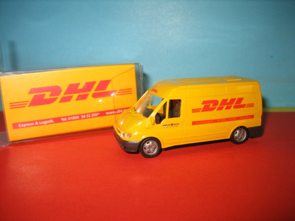 rietze 1:87  DHL transporter FORD-transit, Ophalen of Verzenden, Nieuw, Bus of Vrachtwagen, Rietze