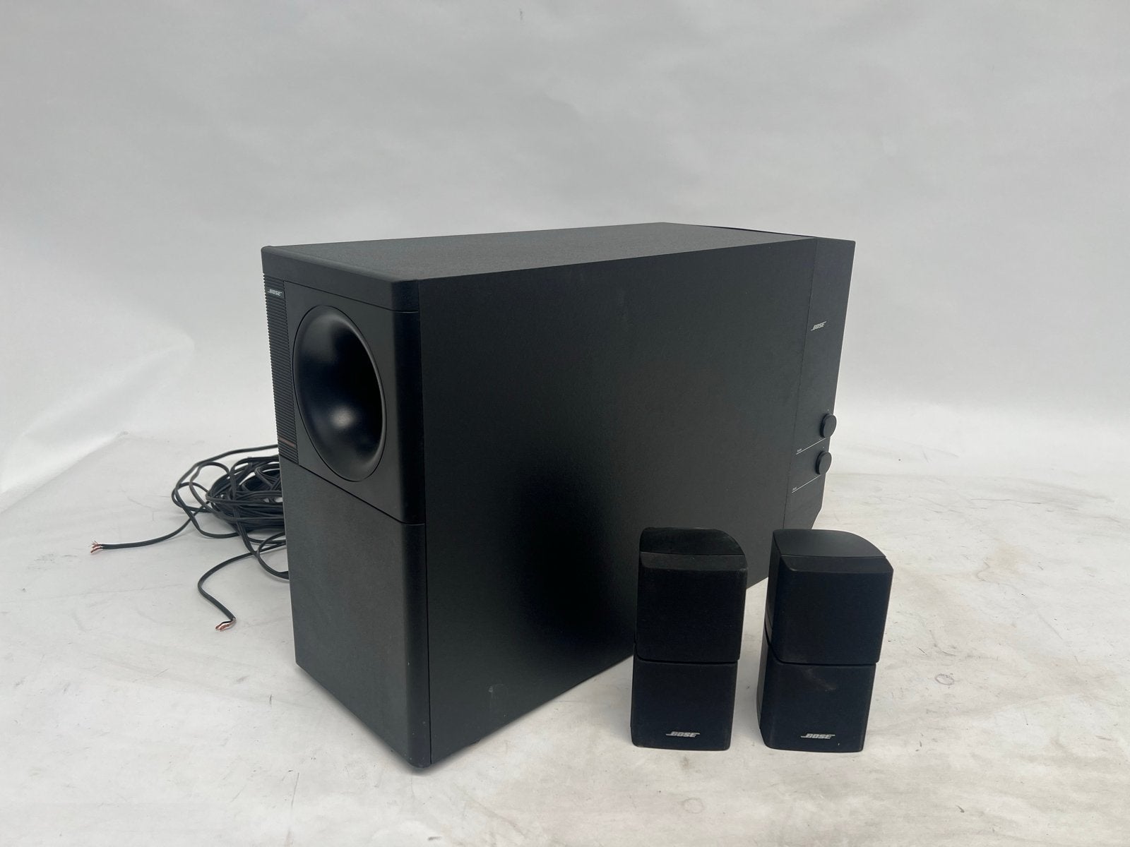 Bose Acoustimass 5 Series II speakerset met subwoofer, Audio, Tv en Foto, Luidsprekers, Ophalen, Gebruikt, Inclusief kabels, Speakerset