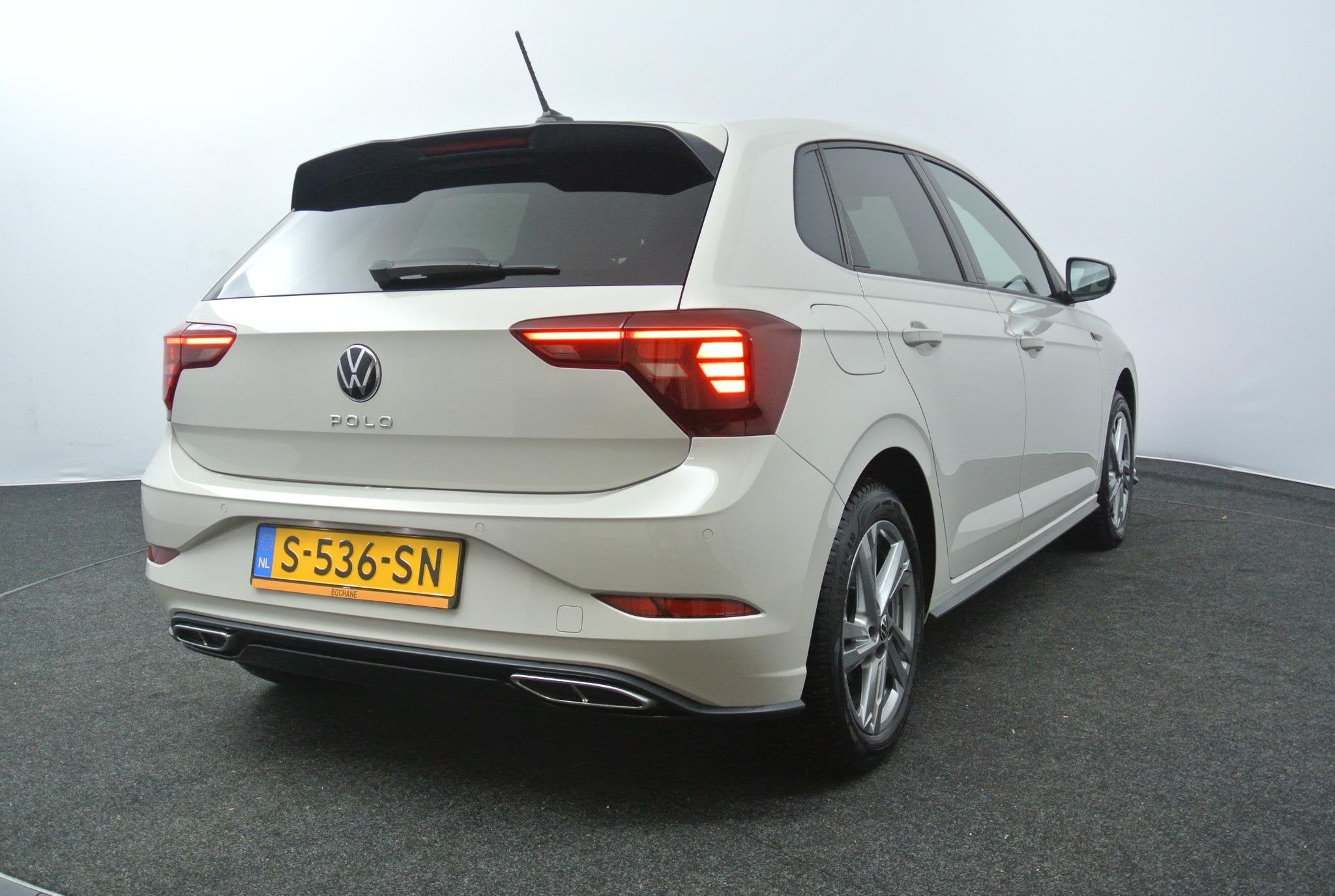 Volkswagen Polo 1.0 TSI R-Line | Carplay/Android Auto | Came, Voorwielaandrijving, Stof, Gebruikt, Met garantie (alle)