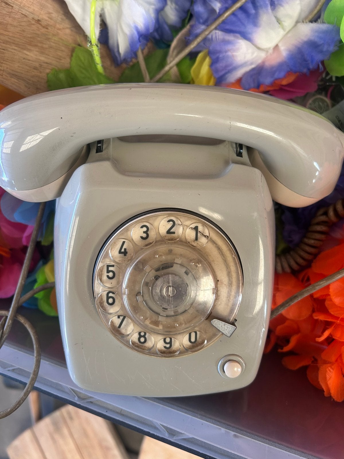 Vintage PTT T65 telefoon niet draadloos draaischijf, Ophalen of Verzenden, Zo goed als nieuw