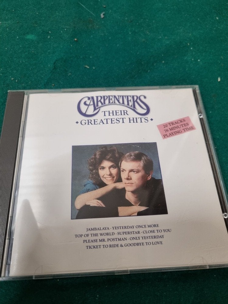 cd carpenters their greatest hits, Ophalen of Verzenden