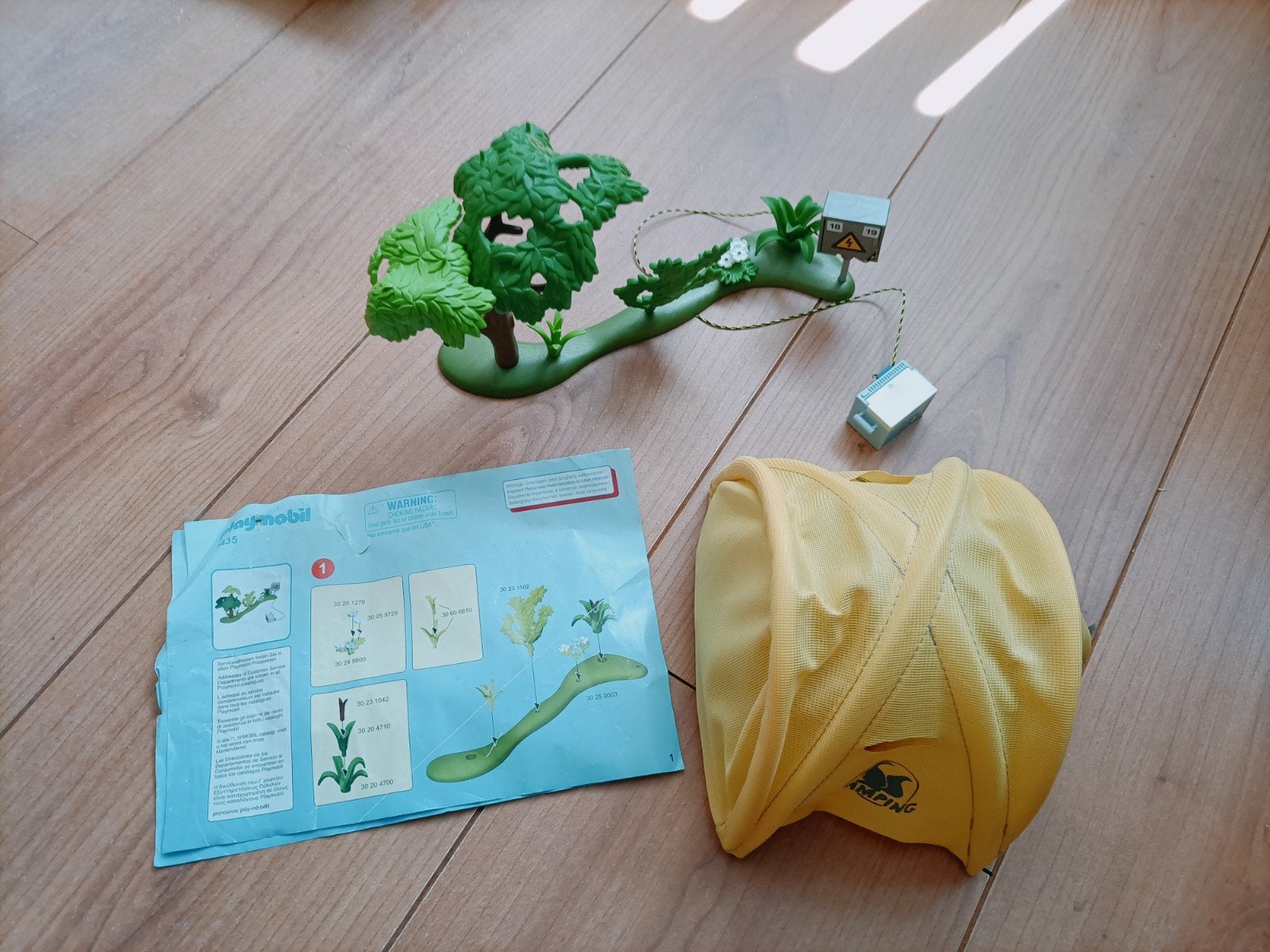 Playmobil 5435 Camping Set met Tent en Bomen, Ophalen of Verzenden, Gebruikt, Jongen of Meisje