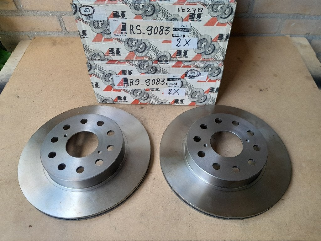 SET REMSCHIJVEN - Geventileerd - NIEUW - TOYOTA Mr2 - Sw20, Auto-onderdelen, Verzenden, Nieuw, Toyota