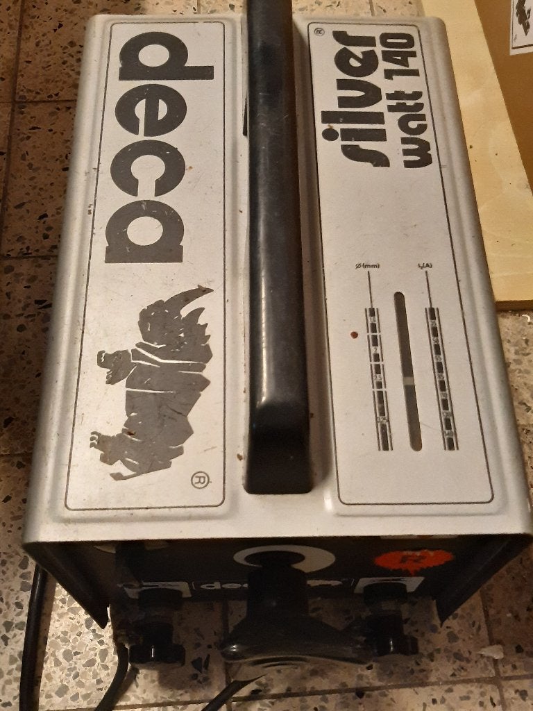Deca 140 Watt lasapparaat 220/380V met electroden, Ophalen, Gebruikt, Minder dan 150 ampère, Elektroden