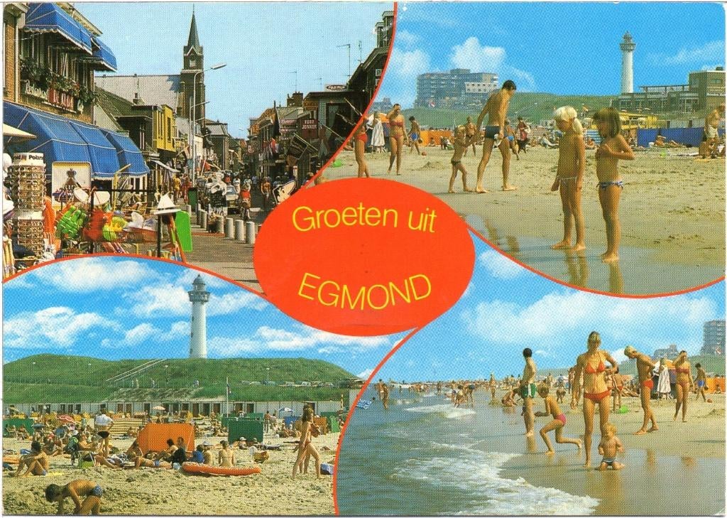 Egmond  Groeten uit, Ophalen of Verzenden, 1980 tot heden, Gelopen, Noord-Holland