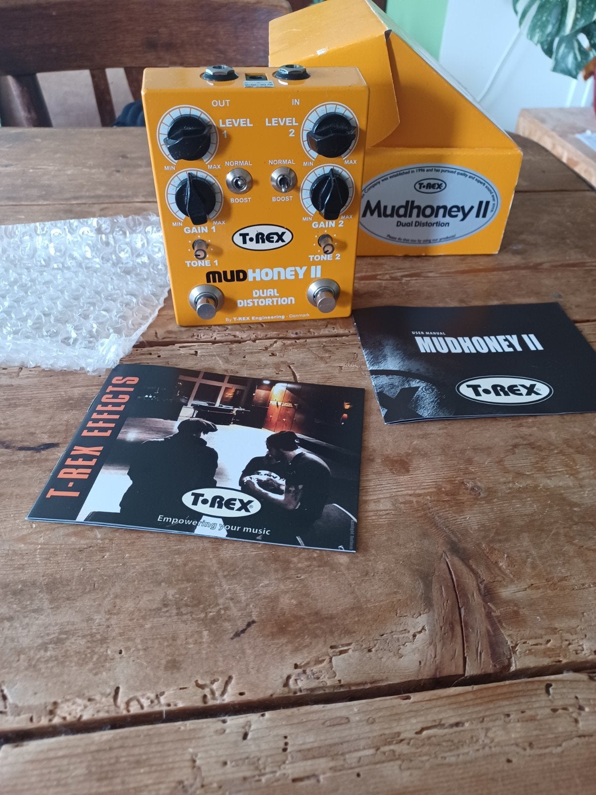 T.rex Mudhoney II Dual Distortion, Ophalen of Verzenden, Gebruikt, Distortion, Overdrive of Fuzz