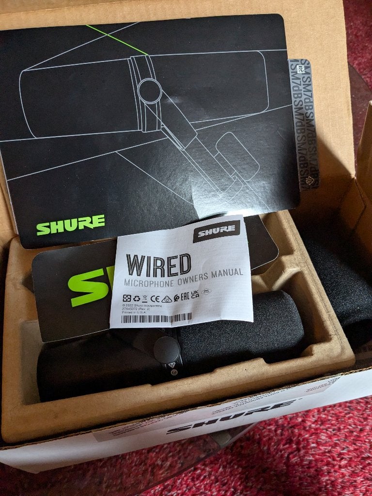 Shure SM7DB nieuw in doos, Ophalen, Nieuw, Zangmicrofoon