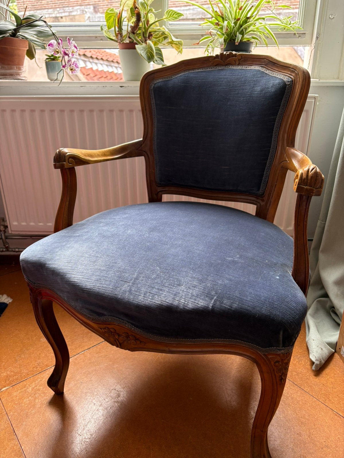 Vintage fauteuil/ stoel, Overige materialen, Gebruikt, 100 tot 125 cm, Vintage