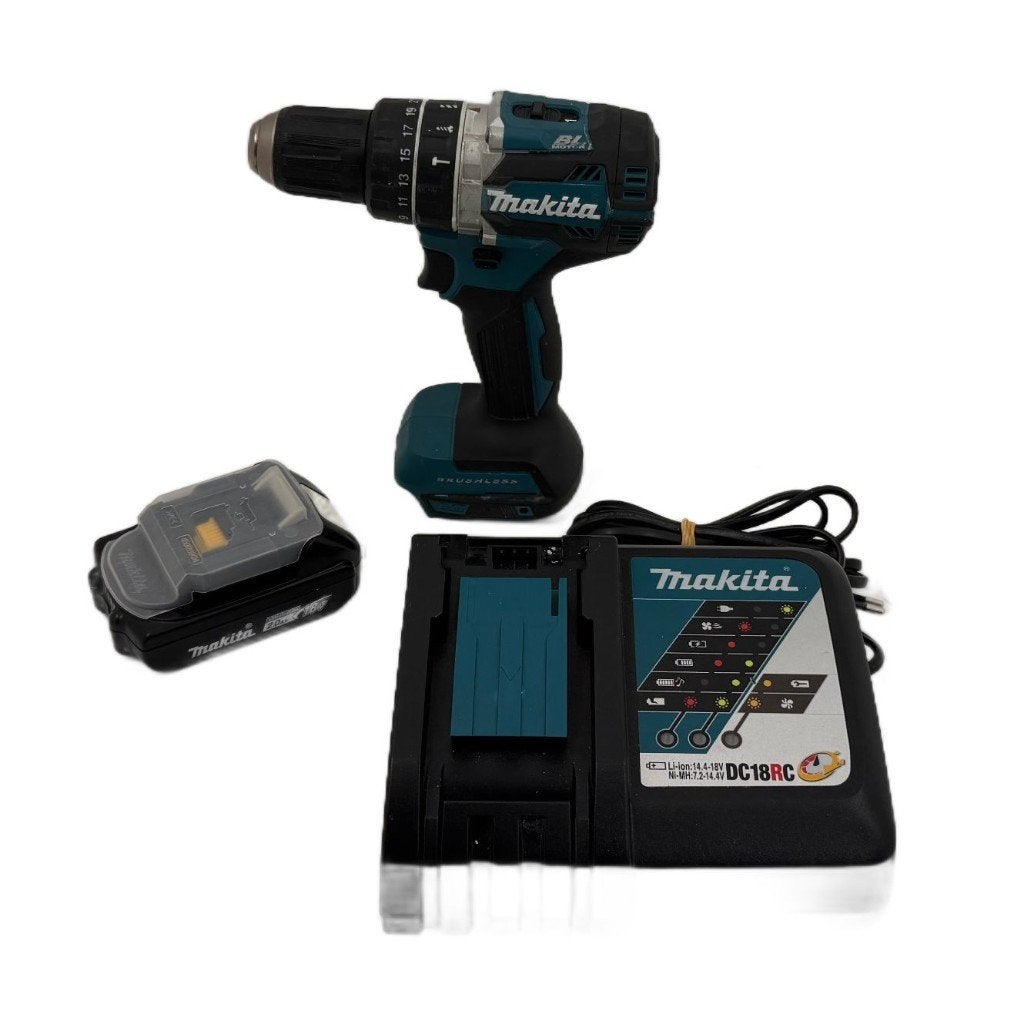 Makita DHP484 Boormachine | Met accu en lader | Met garantie, Boormachine, Dordrecht@usedproducts.nl, Toulonselaan 72, Ophalen of Verzenden