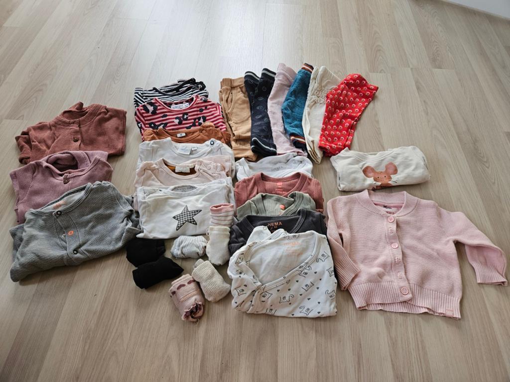 Groot pakket babykleding maat 56 meisje, Kinderen en Baby's, Ophalen, Gebruikt, Meisje