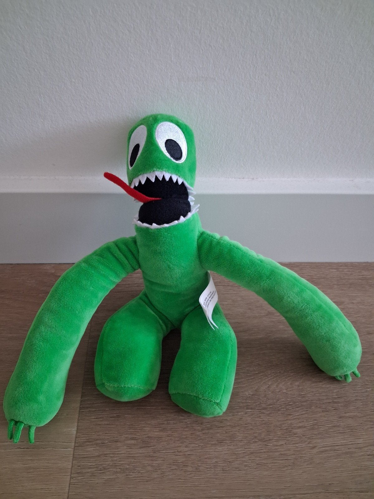 Knuffel Green Roblox Rainbow Friends groen tong L1934, Ophalen of Verzenden, Zo goed als nieuw, Overige typen