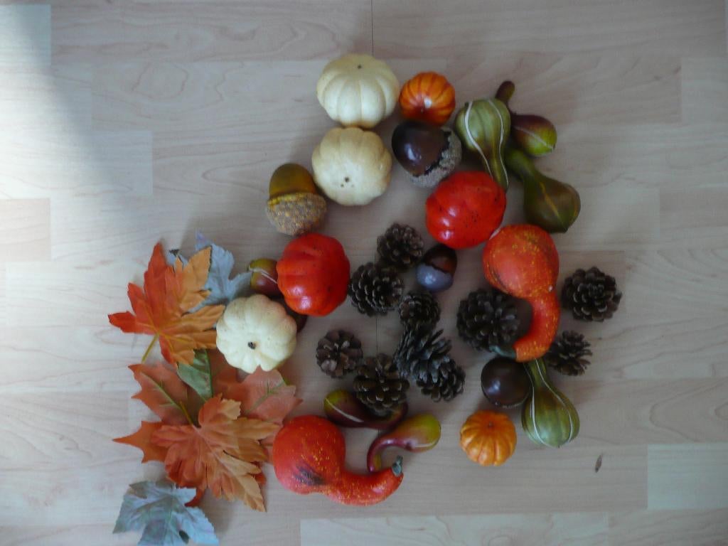 decoratie herfst fruit, Ophalen of Verzenden, Zo goed als nieuw, Meerdere media