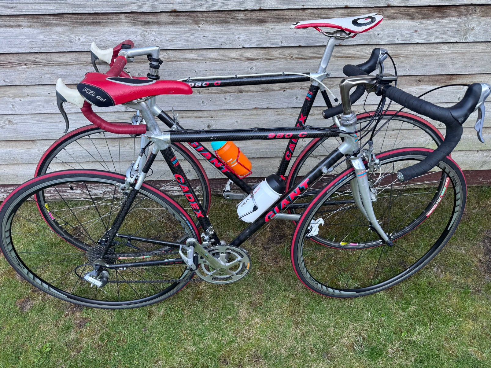 2 Racefiets Giant Cadex, Aluminium, Zo goed als nieuw, Meer dan 20 versnellingen, 53 tot 57 cm