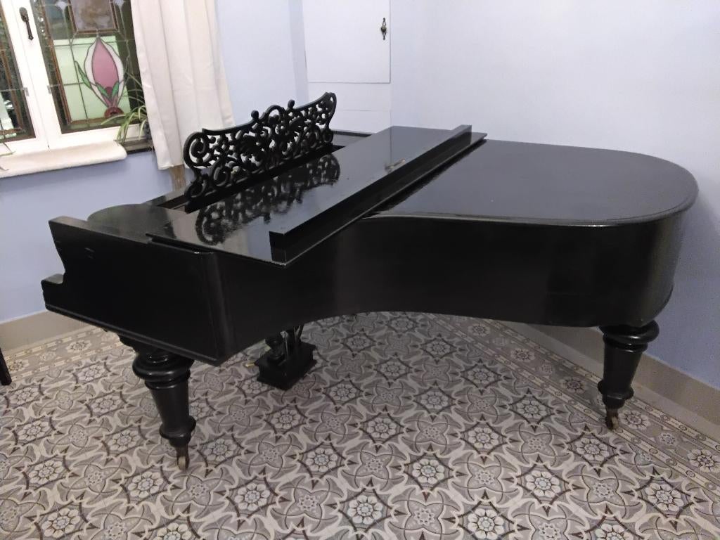 Vleugelpiano Grotrian Steinweg 1896, Muziek en Instrumenten, Ophalen, Gebruikt, Zwart, Vleugel