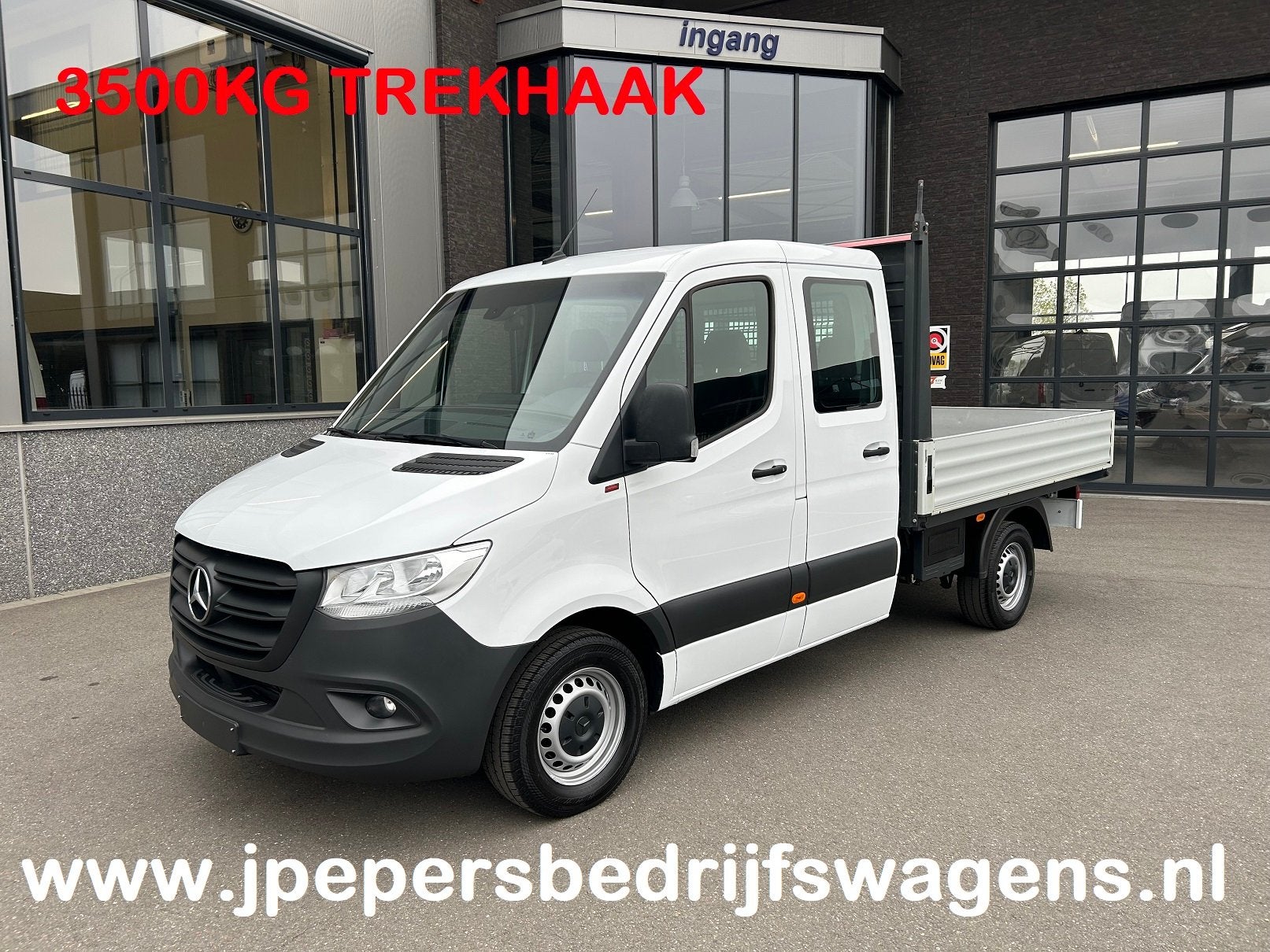 Mercedes-Benz Sprinter 315 CDI L2 D.C Open laadbak / 3500KG, Auto's, Gebruikt, 4 cilinders, Start-stop-systeem, Wit