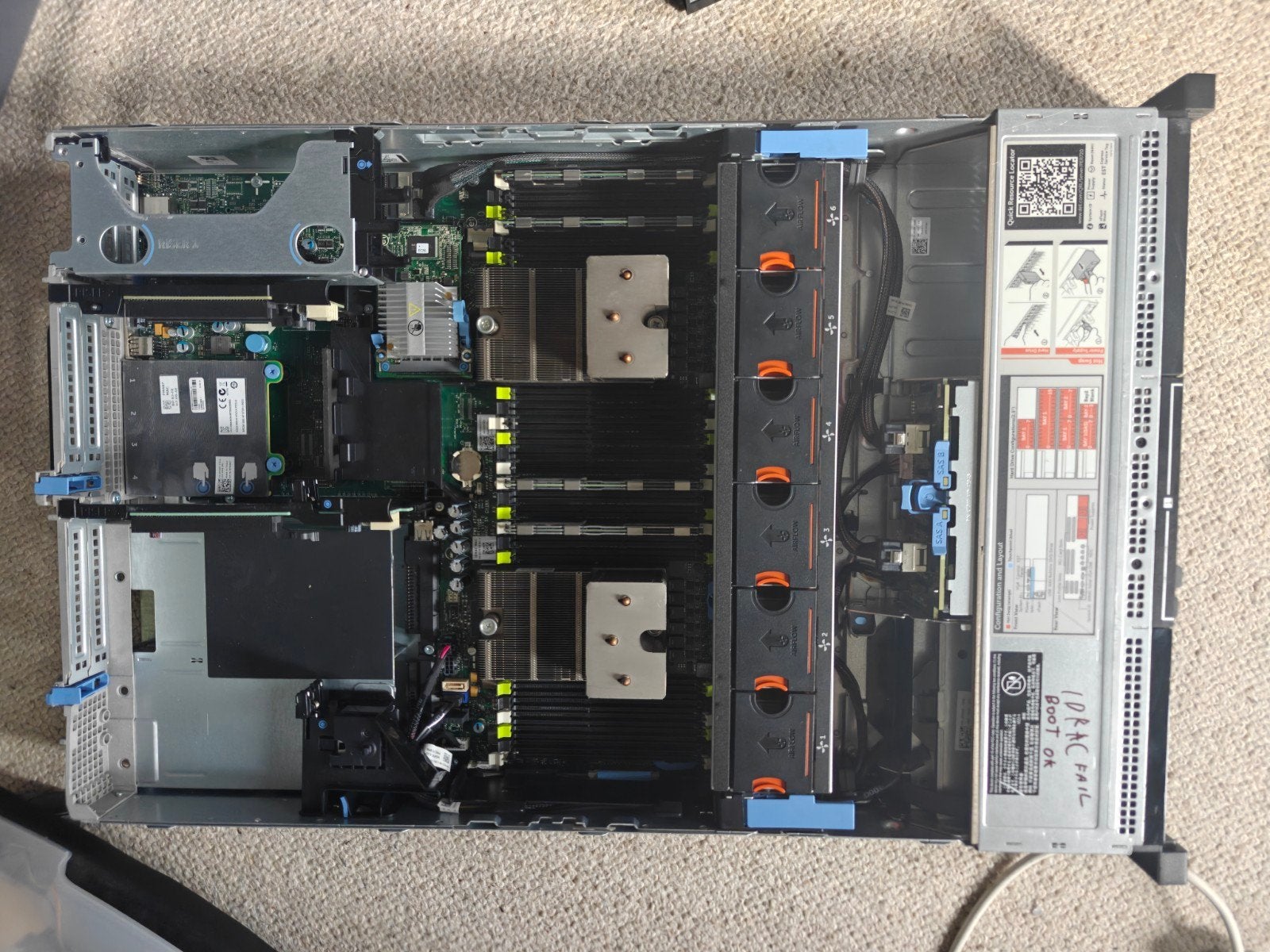 2 Dell PowerEdge R720 servers, Ophalen of Verzenden, Gebruikt, 64 GB, 2 tot 3 Ghz