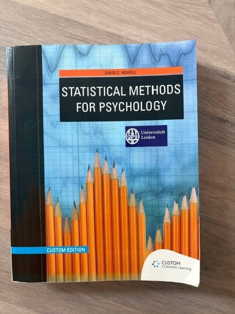 Statistical Methods for Pyschology, Ophalen of Verzenden, Zo goed als nieuw, Overige onderwerpen, David C. Howell
