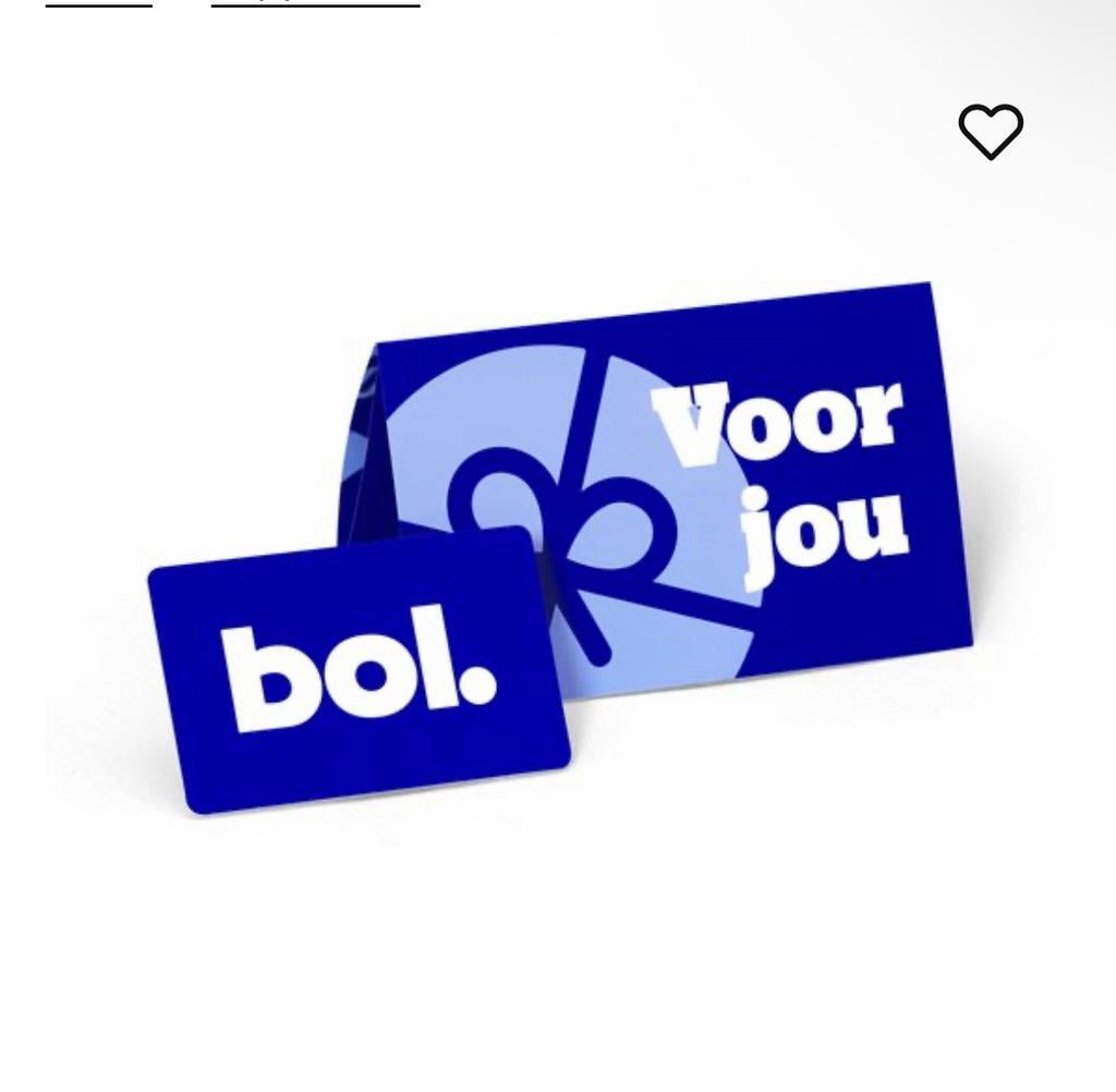 cadeaukaart t.w.v €100 bol, Tickets en Kaartjes, Kortingen en Cadeaubonnen, Eén persoon, Cadeaubon
