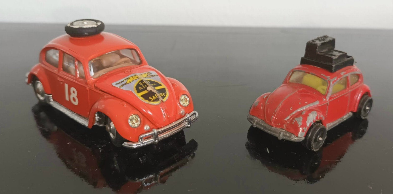 Corgi Toys Volkswagen Kever - 2 stuks, Ophalen of Verzenden, Gebruikt, Auto, Overige merken