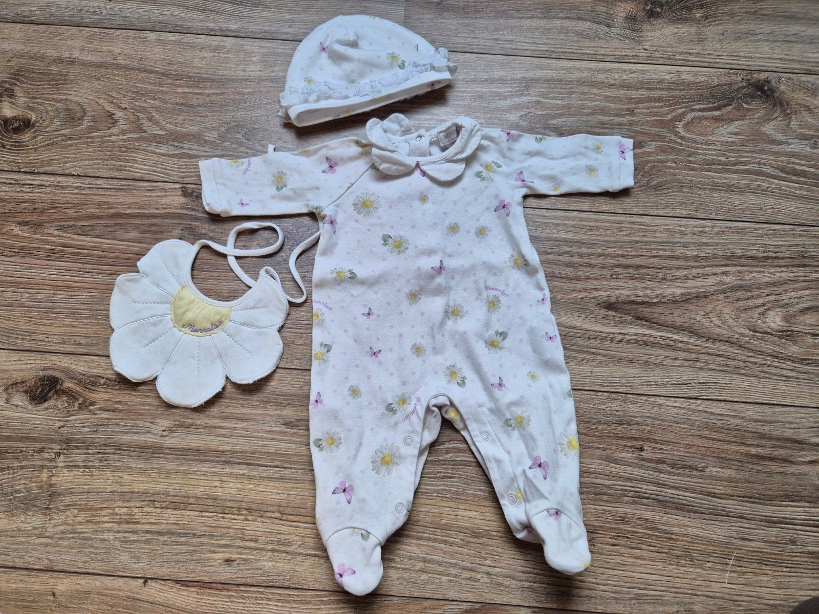 Monnalisa complete set maat 56, Kinderen en Baby's, Babykleding | Maat 56, Meisje, Ophalen of Verzenden, Zo goed als nieuw, Setje