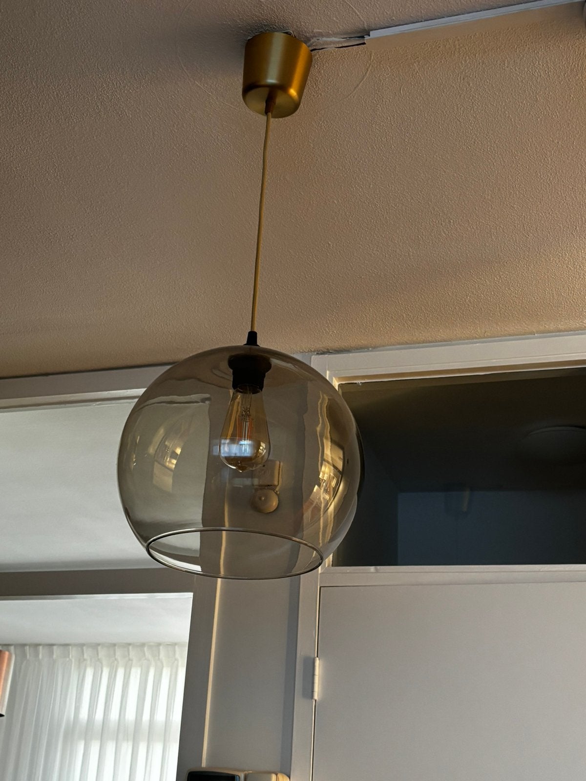 İkea hanglamp, Ophalen, Zo goed als nieuw, Glas