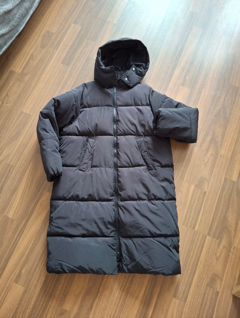 winter jacket, Ophalen, H&M, Zwart, Nieuw