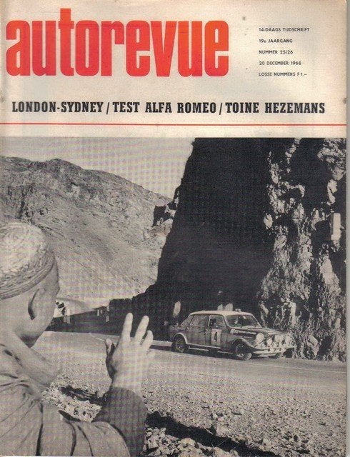 Autorevue 25 / 26 1968 : Alfa Romeo 1750 Berlina - Audi 100, Boeken, Ophalen of Verzenden, Gelezen, Algemeen