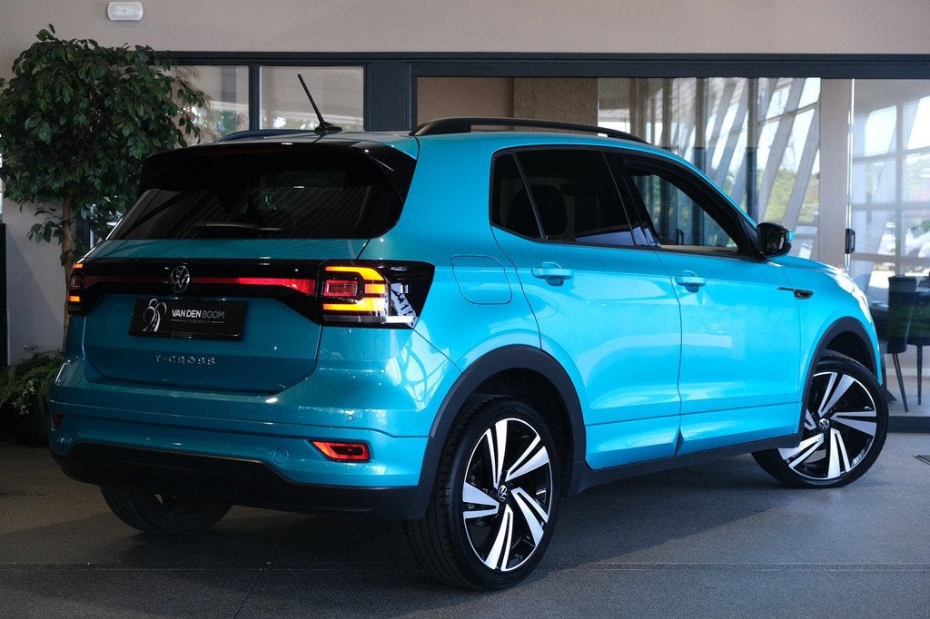 Volkswagen T-Cross 1.0 TSI 2x R-Line IQ Led Virtual Navi Cam, Auto's, Volkswagen, T-Cross, Gebruikt, Overige kleuren, Origineel Nederlands