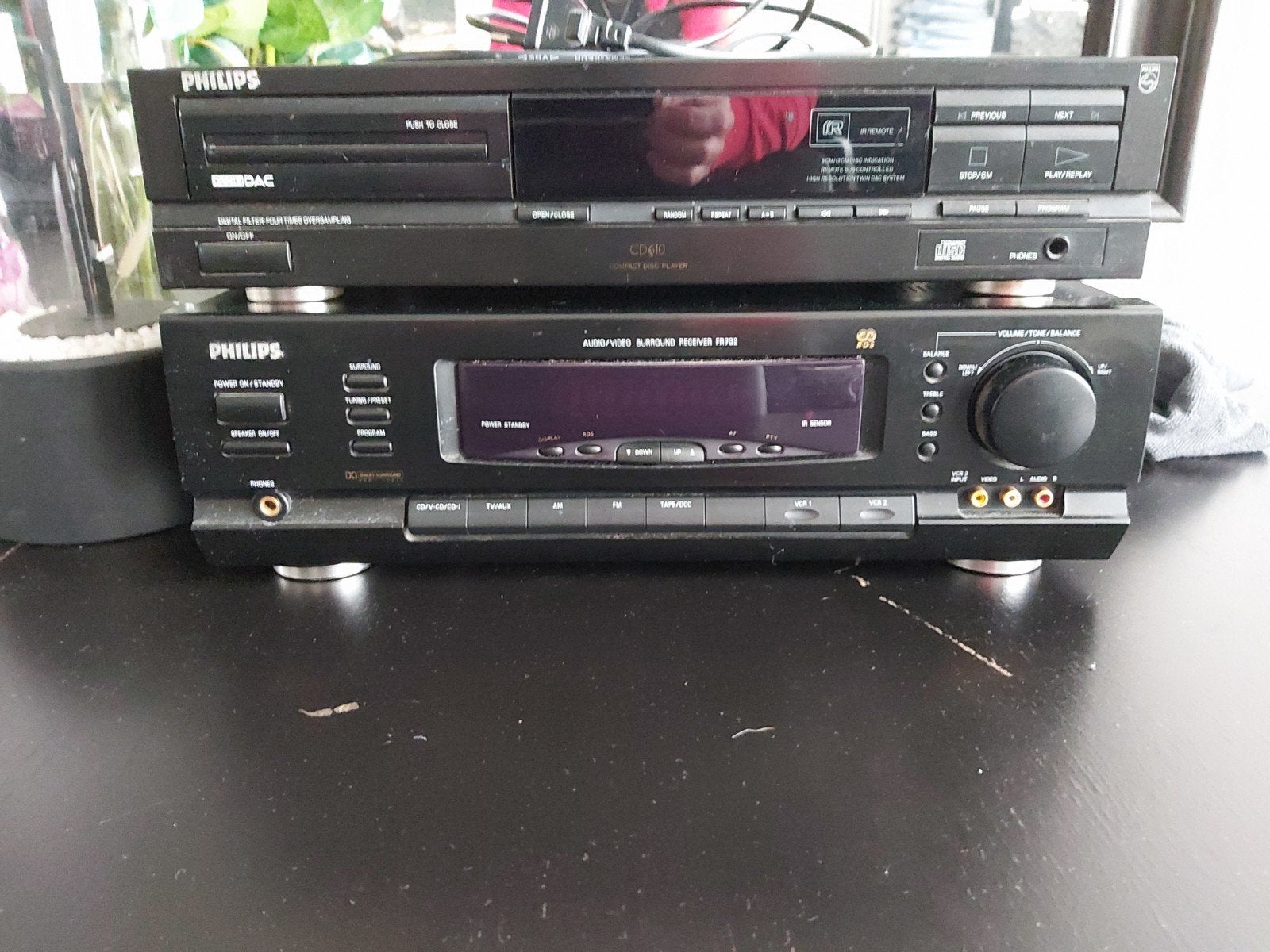 Philips CD-speler en Audio/Video Surround Receiver, Ophalen, Philips, Gebruikt, Losse componenten