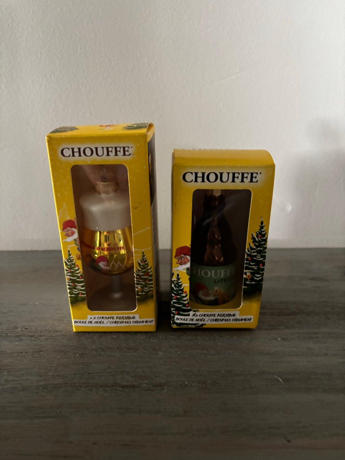 Nieuw - 2 verschillende kerstornamenten  van La Chouffe, Ophalen of Verzenden, Nieuw