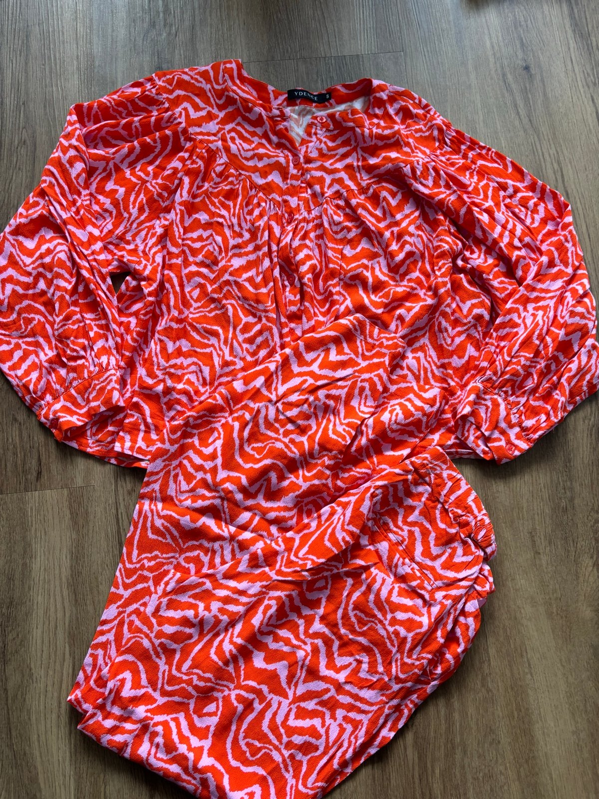 Ydence Dames Pak Maat S - Oranje/Roze Zebraprint, Ophalen of Verzenden, Zo goed als nieuw, Maat 36 (S), Oranje