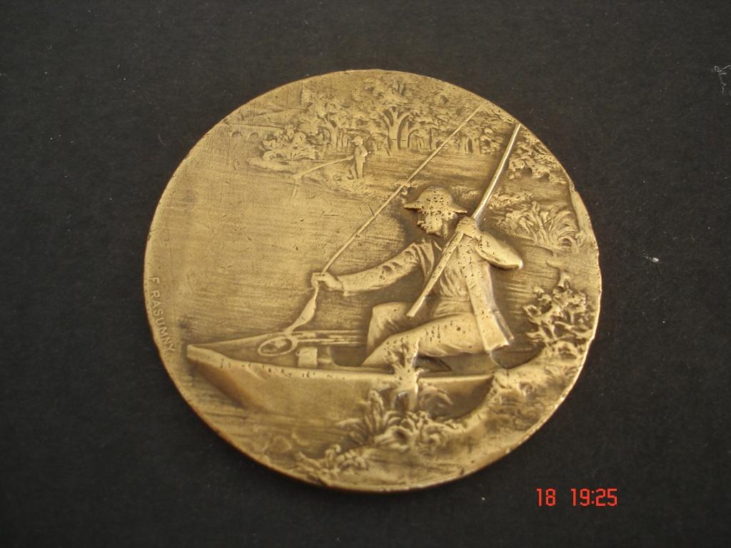 Hengelsport penning/medaille, Ophalen of Verzenden, Overige materialen