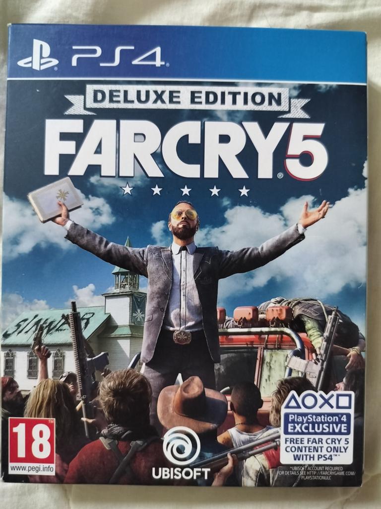 Far Cry 5 Deluxe Edition PS4 - Actie/Avontuur Game, Avontuur en Actie, Online, Vanaf 18 jaar, 1 speler