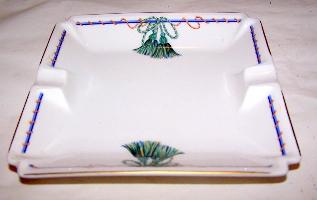 Antieke porseleinen asbak Villeroy&Boch. Motief Verdi. Nwst., Antiek en Kunst, Ophalen of Verzenden