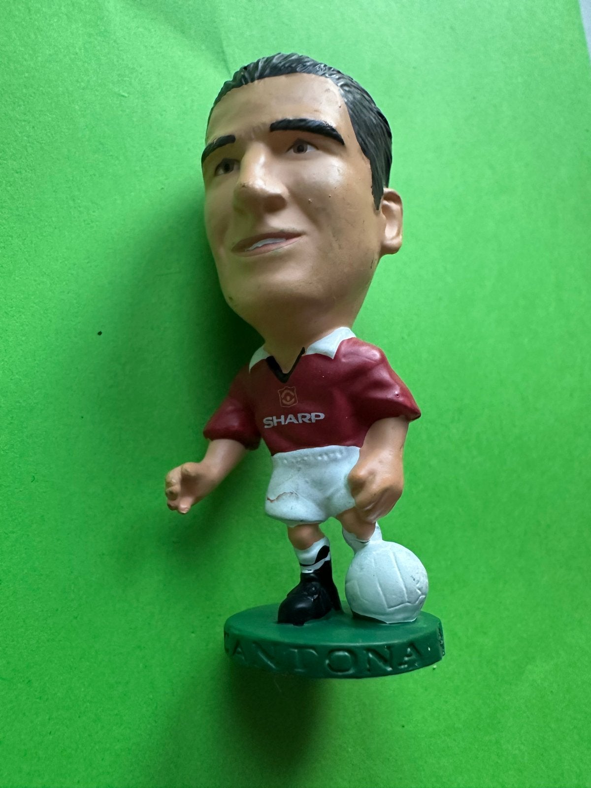 Cantona Manchester United Corinthian Figuur PL21, Ophalen of Verzenden, Gebruikt, Buitenlandse clubs, Beeldje of Poppetje