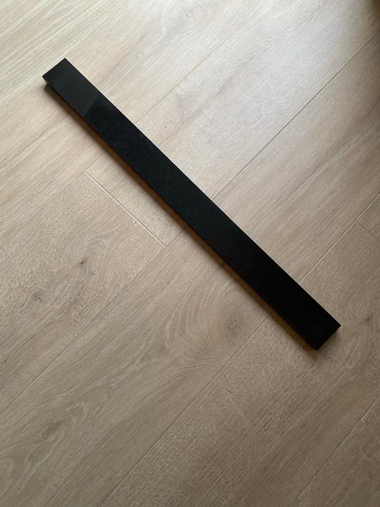 Dorpel steen 80x6,5x2 cm - Zwart, Overige materialen, Gebruikt, Overige typen, Ophalen of Verzenden